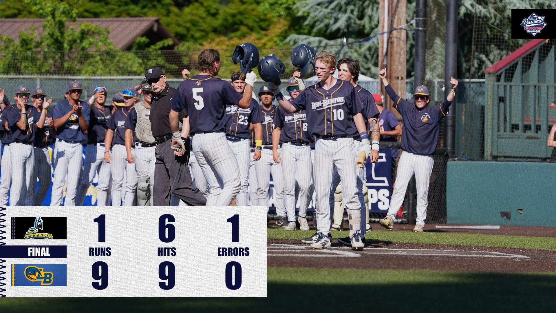 Linn-Benton Punches Ticket to 3rd-Straight Championship Monday with 9-1 Win Over Lane